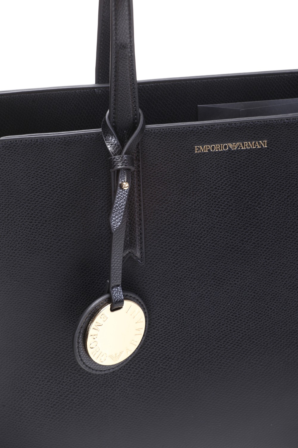 shop EMPORIO ARMANI  Borsa: Emporio Armani shopper con charm logato.
Shopper in similpelle. 
Portafoglio interno e chiusura con zip.
Tinta unita.
Doppio manico.
Logo.
Dimensioni: 20 x 35 x 11 cm.
Composizione 100% Poliuretanica
Fabbricato in Cina.. Y3D244 YH15A-81386 number 3621615